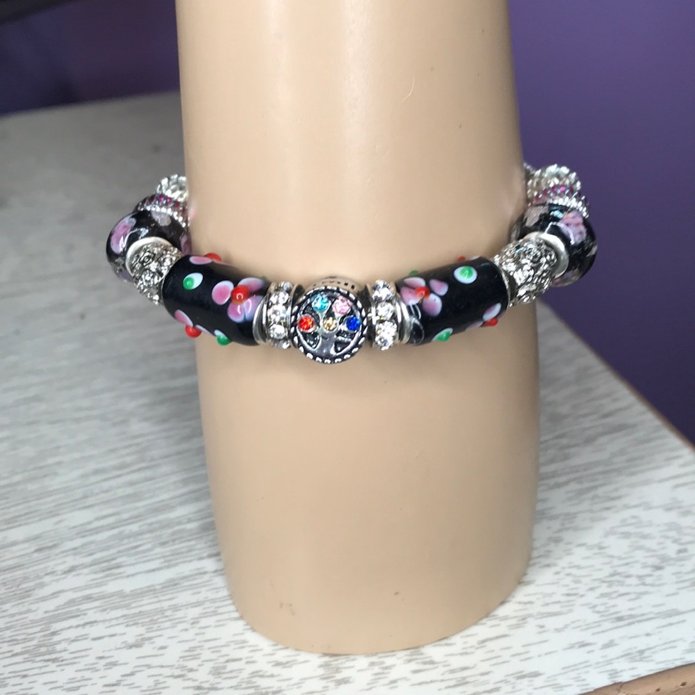 Gorgeous family floral handmade bracelet